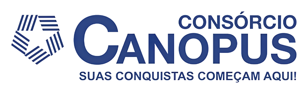 Logo da Canopus Consórcios, administradora de consórcio parceira da CredTotal