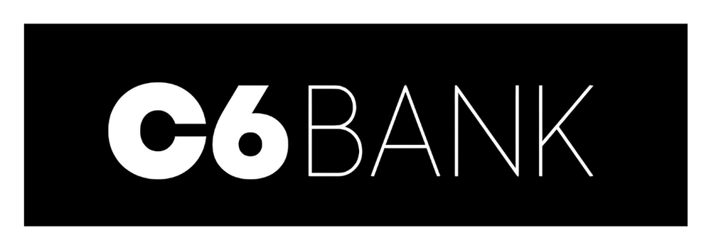 Logo do C6 Bank, instituição financeira parceira da CredTotal