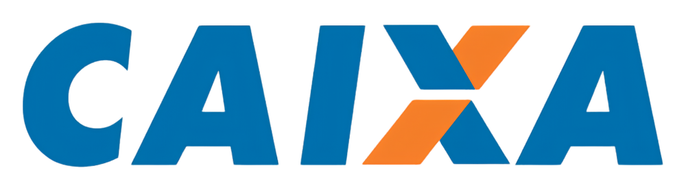 Logo do Caixa, instituição financeira parceira da CredTotal