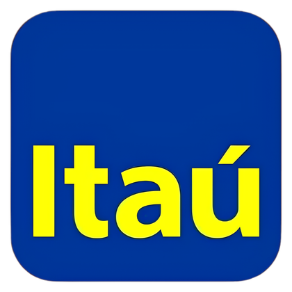 Logo do Itaú, instituição financeira parceira da CredTotal